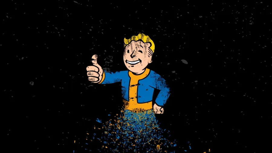 disintegrating vault tec boy fallout video game tv show bethesda amazon prime wallpaper