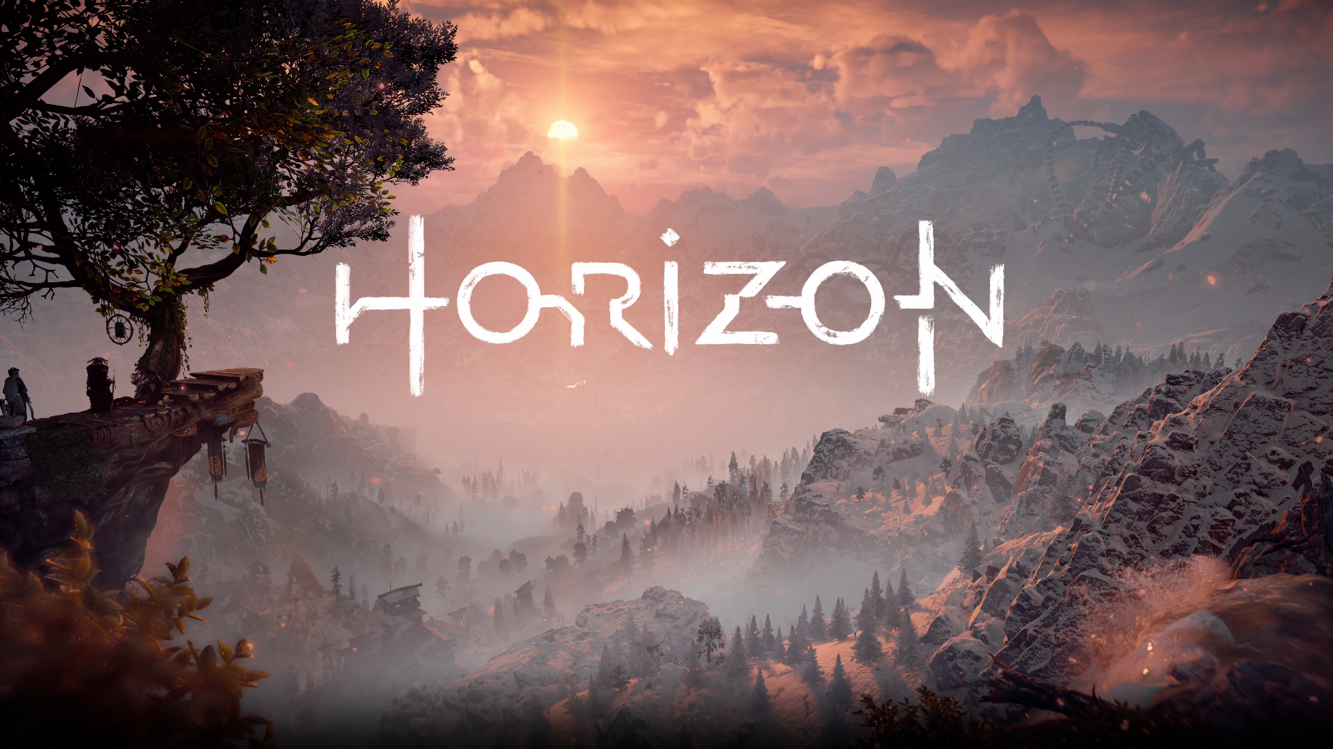 horizon video game title screen