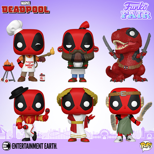 entertainment earth affiliate banner deadpool funko vinyls