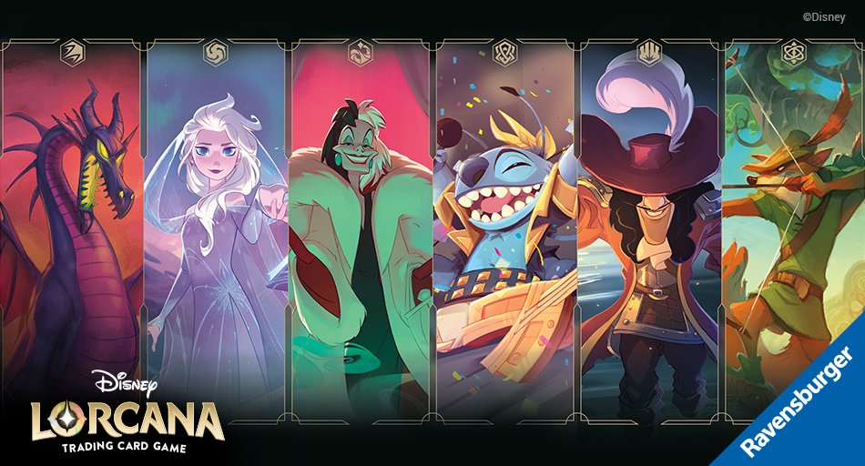 lorcana trading card game characters