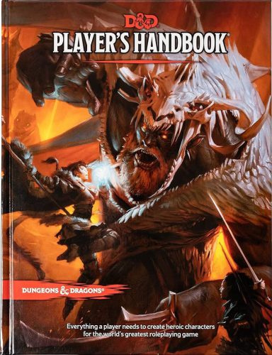 5e 2014 player’s handbook 2014 version of dungeons and dragons 5th edition player's handbook cover image