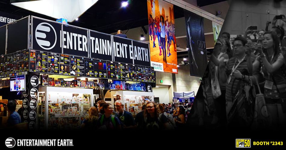 EE SDCC entertainment earth booth san diego comic con