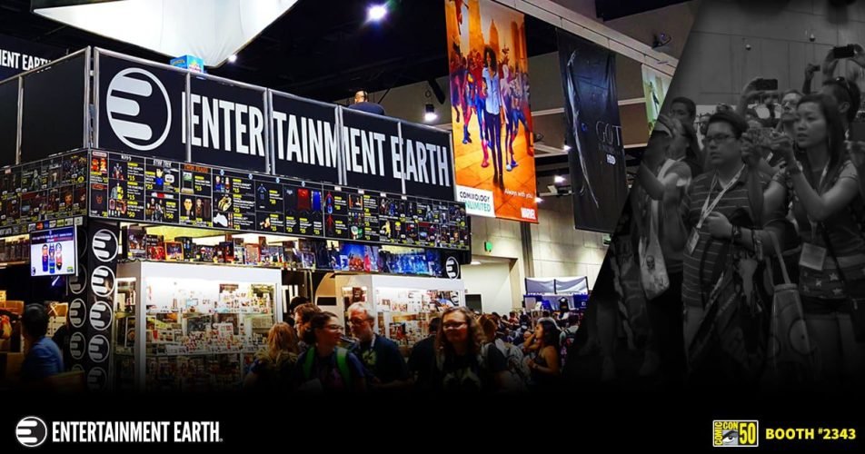 EE SDCC entertainment earth booth san diego comic con