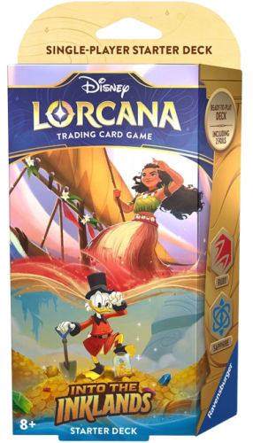 Lorcana-Into-The-Inklands-Ruby-Sapphire disney lorcana trading card game into the inklands ruby sapphire starter deck