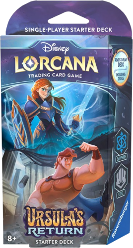 Lorcana-Ursulas-Return-Sapphire-Steel- disney lorcana trading card game ursula's return sapphire steel starter deck