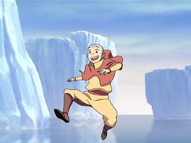aang goofy nickeldeon avatar aang from nickelodeon's avatar the last airbender season 1 episode 1