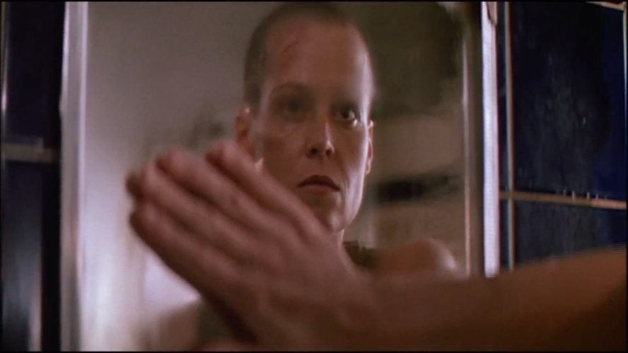 alien 3 ripley alien 3 ellen ripley looking in mirror