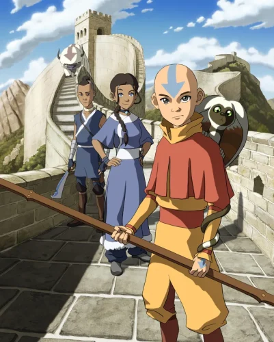 avatar-the-last-airbender-pictures-roddygrant on wallpapers.com avatar the last airbender animated series nickelodeon characters aang katara sokka momo