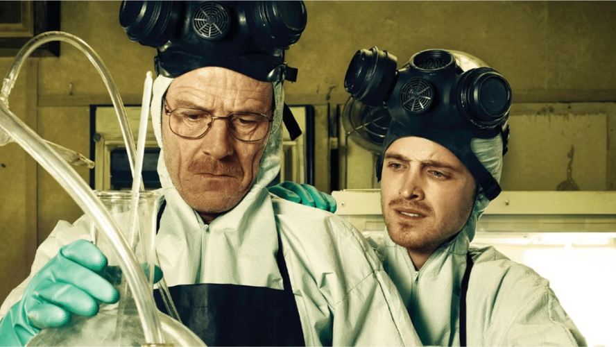 breaking bad cooking meth breaking bad walter white and jesse pinkman cooking meth bryan cranston and aaron paul