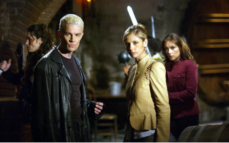 buffy and spike buffy the vampire slayer buffy summers and spike sarah michelle gellar and james marsters dirty girls season 7 episode 18