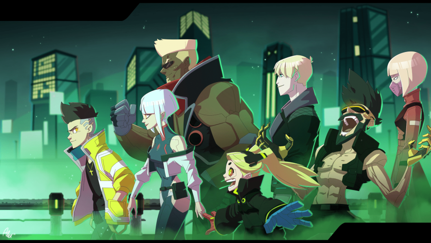 cyberpunk edgerunners cyberpunk edgerunners netflix series by trigger animation and cd projekt red still from show