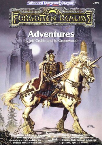 dnd 2e adventures advanced dungeons & dragons 2nd edition forgotten realms adventures book cover image