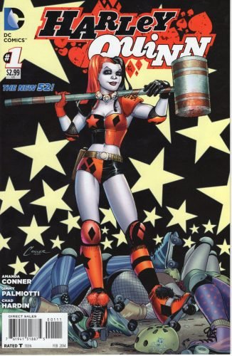 harley quinn conner palmiotti 1 harley quinn on the cover of harley quinn #1 solo comic series 2013