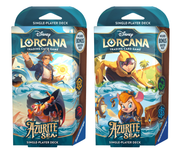 lorcana azurite sea starter decks lorcana azurite sea starter decks amber ruby and emerald sapphire