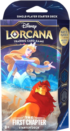 lorcana first chapter sapphire steel lorcana first chapter sapphire steel starter deck