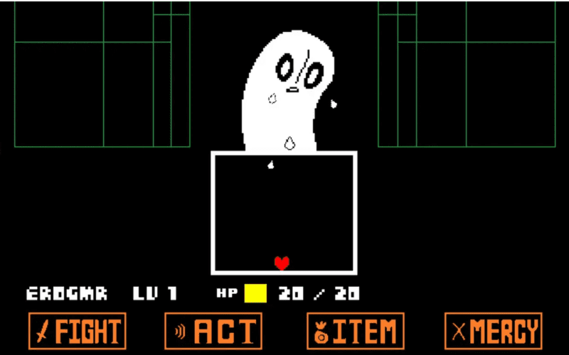 napstablook-undertale undertale video game napstablook attack tears