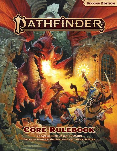 pathfinder core rulebook 2e pathfinder player core rulebook 2nd edition cover image