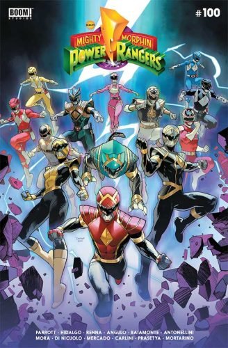 power-rangers-cover mighty morphin power rangers comic book cover boom! studios