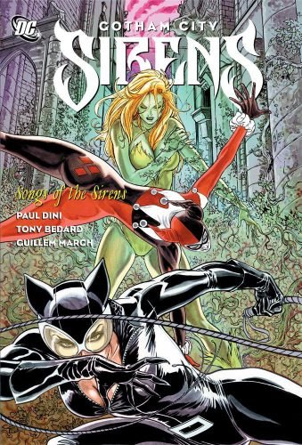 song of the sirens gotham city sirens: song of the sirens comic cover image featuring poison ivy, harley quinn, and catwoman