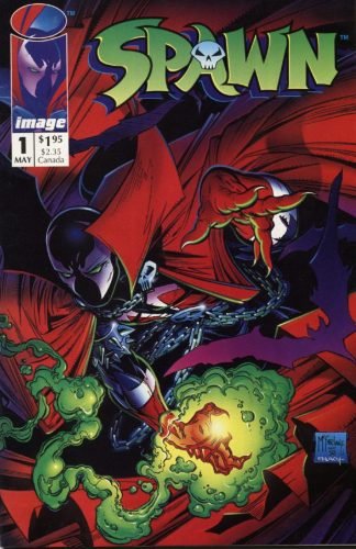 spawn cover spawn todd mcfarlane comic 1992 image comics