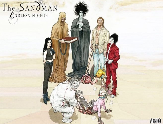 the seven endless neil gaiman's the sandman the seven endless dream desire despair delirium destiny death destruction